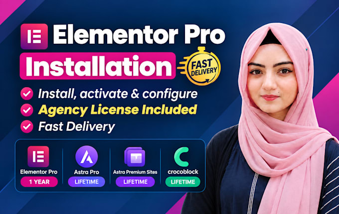 quickly install elementor pro, astra pro, astra premium sites and crocoblock