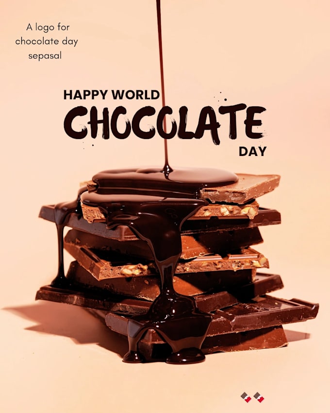 make this logo for chocolate lovers