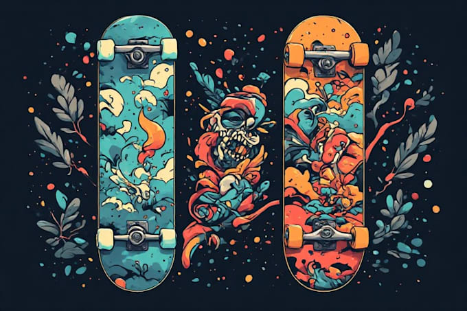 create artwork for your skateboard