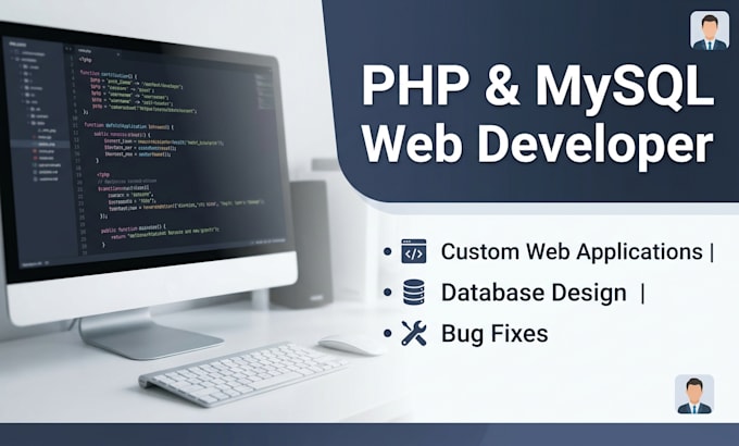 build responsive PHP mysql website or custom web application