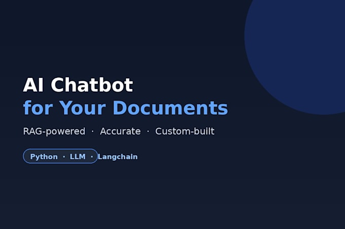 build a custom ai chatbot for your documents