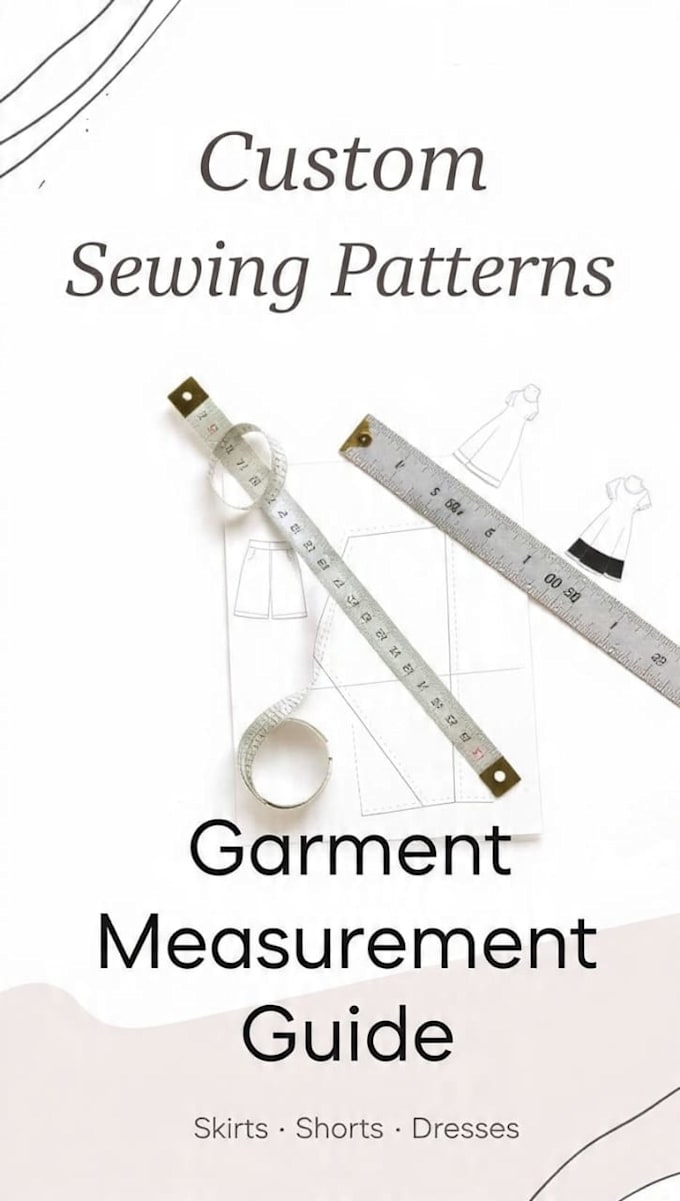 create a custom sewing pattern and garment measurement guide