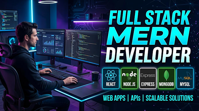 be your full stack mern developer for web application