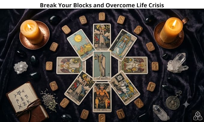 guide you through life crisis using tarot and runes
