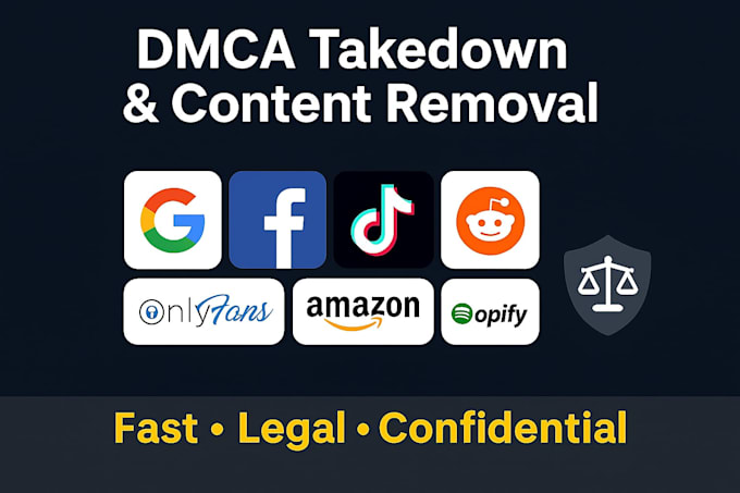 send dmca takedown notice to remove copyright content