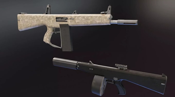 model realistic 3d gun and weapon assets,game asset,pbr texture,low poly weapon