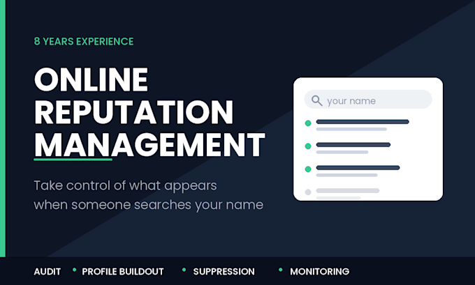 manage your online reputation and improve google results
