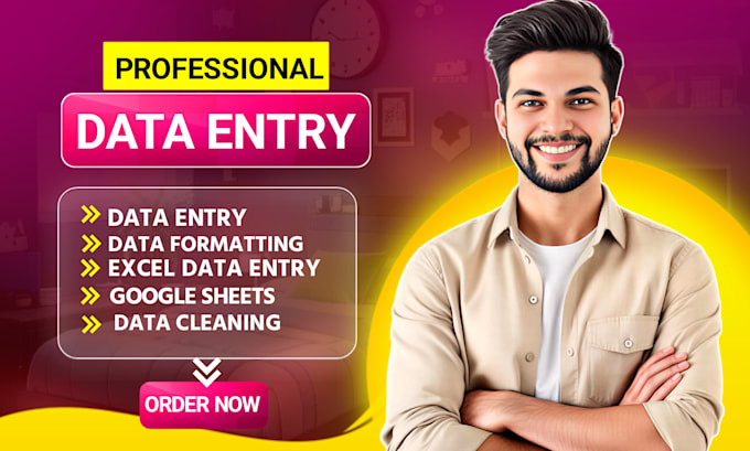 do accurate data entry, excel data entry, data cleaning and formatting