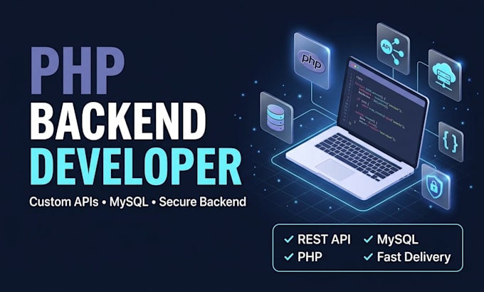 develop secure PHP backend with mysql and rest API
