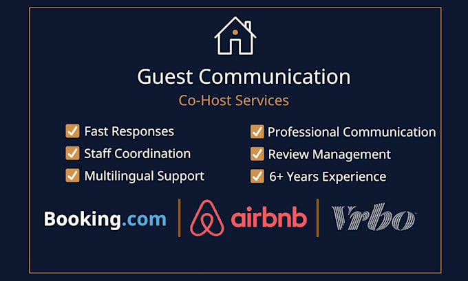 handle guest communication on booking com and airbnb