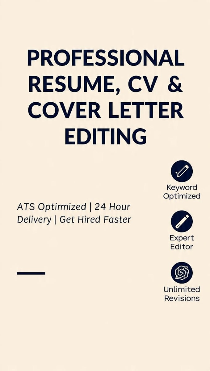 proofread and edit your resume CV and cover letter
