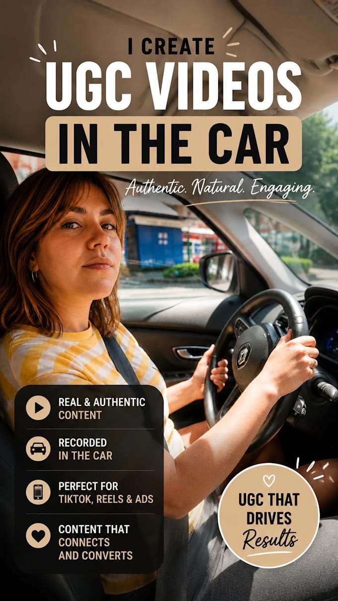 create car content ugc videos in spanish