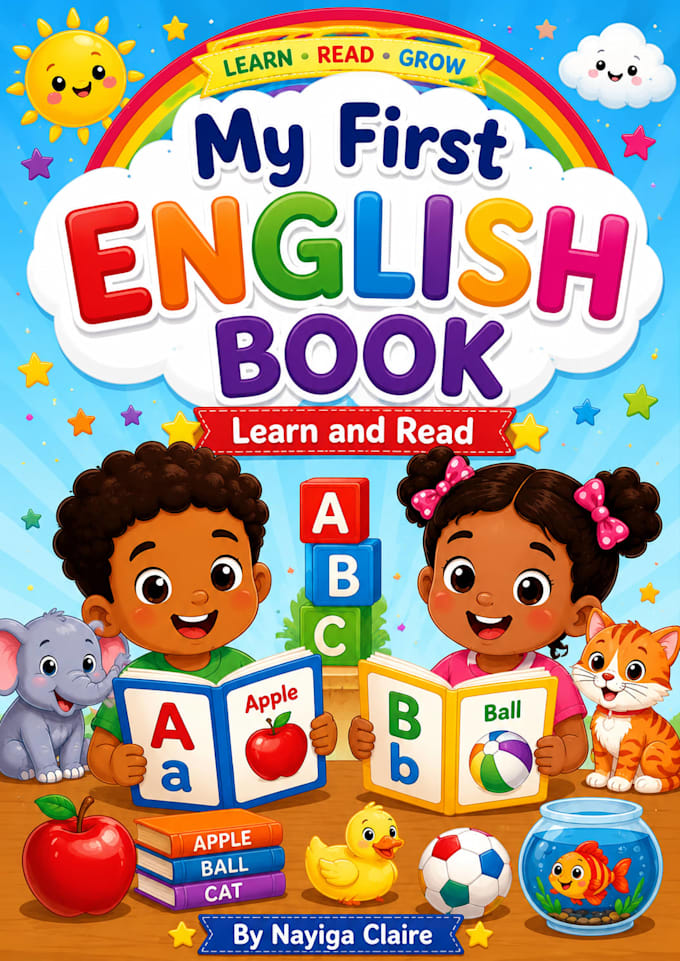 create cute 3d childrens books alphabet books