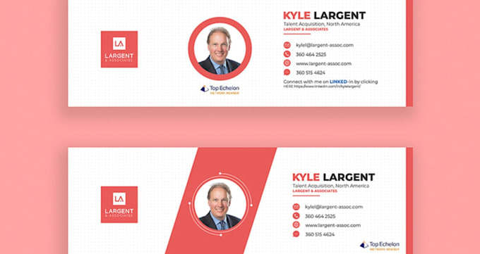 create business clickable HTML email signature for gmail, outlook, apple mail
