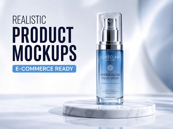 create realistic product mockups for ecommerce
