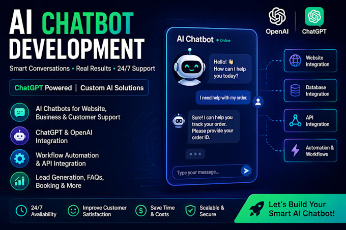 build ai chatbot using chatgpt, openai