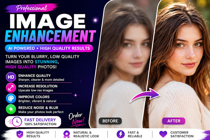 enhance, upscale and improve photo quality