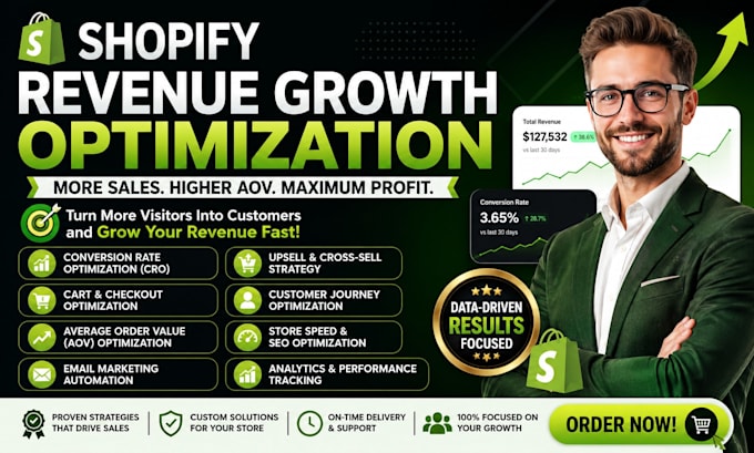 optimize shopify store to increase sales conversions and revenue