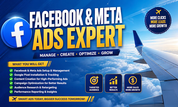 facebook management meta ads google pixels ads campaign content creation