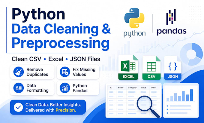 clean preprocess and classify your data using python
