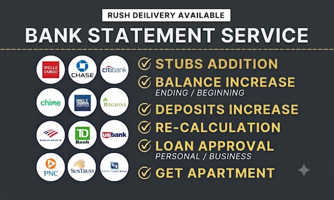 design a professional editable bank statement bank statement