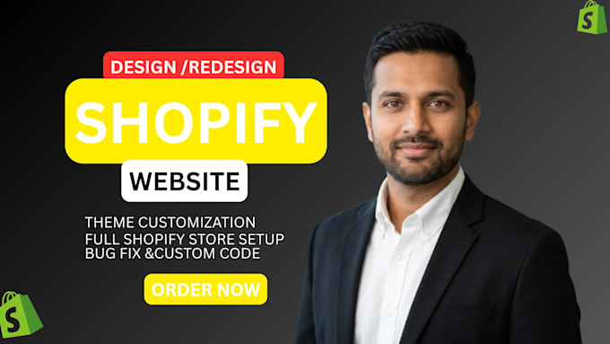 clone, build, design, redesign shopify website or dropshipp
