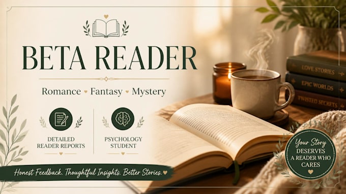 provide detailed, honest feedback on your unpublished novel
