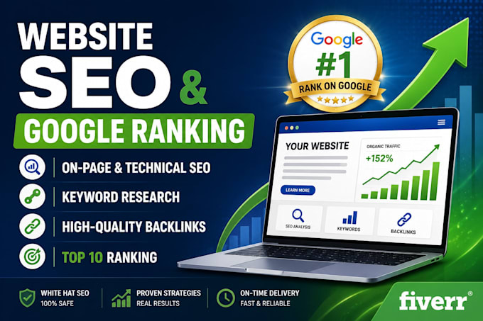 rank your website on google first page with powerful SEO