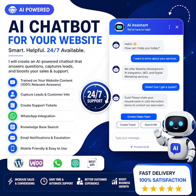 provide a ready to use custom ai chatbot