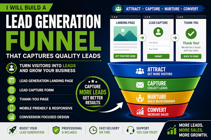 build a lead generation funnel that captures quality leads