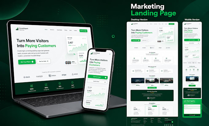 design a converting elementor landing page