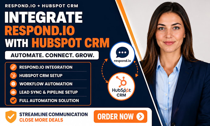 integrate respond io with hubspot crm repond io automation