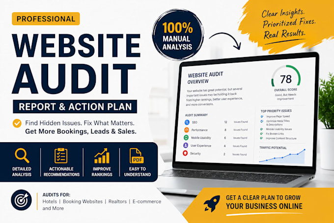 do hotel website audit booking website review and website analysis for growth
