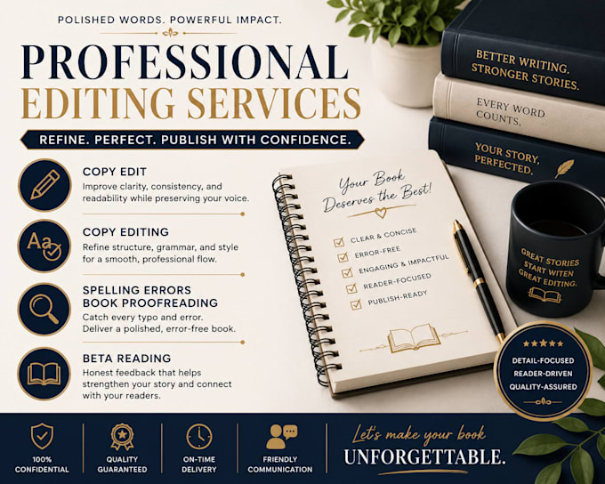do copy edit, copy editing, spelling errors book proofreading, and beta reading