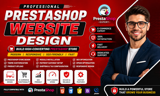 design prestashop website develop prestashop ecommerce store prestashop expert