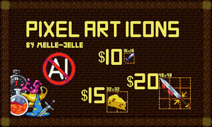 make pixel art icons