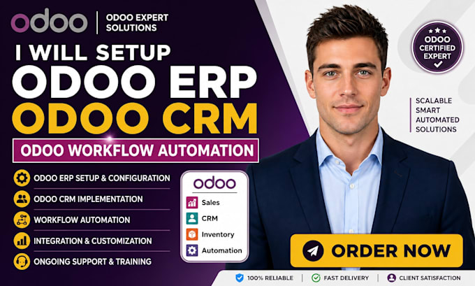 setup odoo erp odoo crm odoo workflow automation