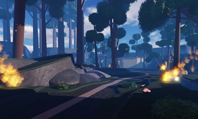 build custom roblox horror map low poly roblox map builder in roblox studio