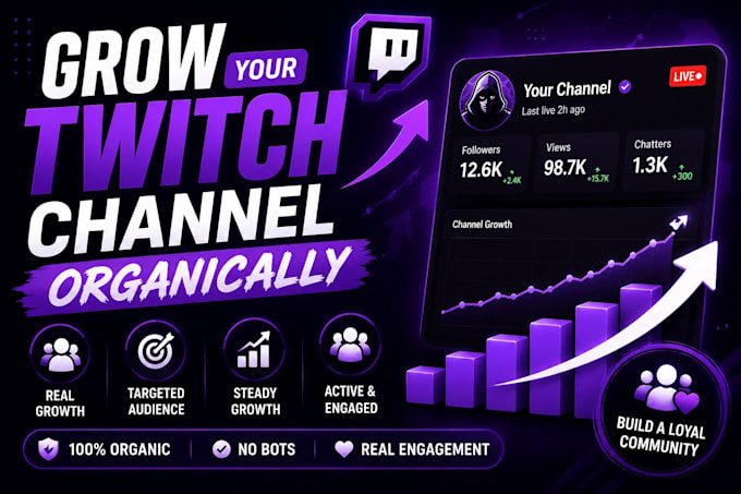 grow your twitch channel organically