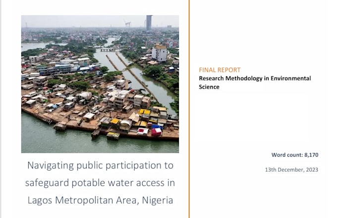 conduct environmental and sustainability research