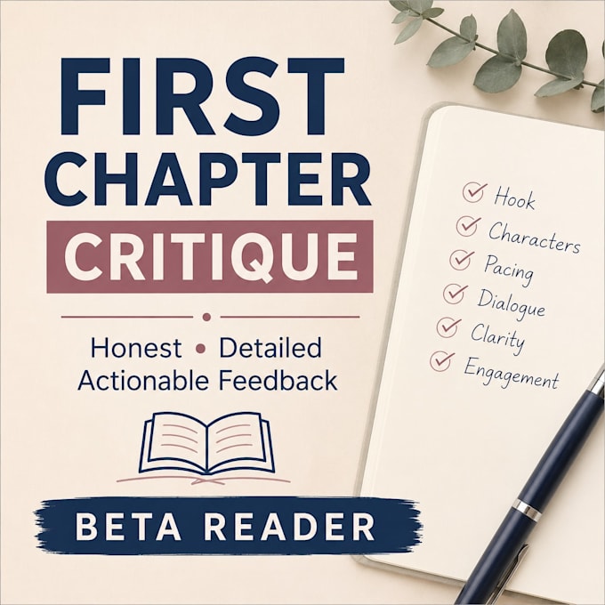 critique your first chapter and provide actionable feedback