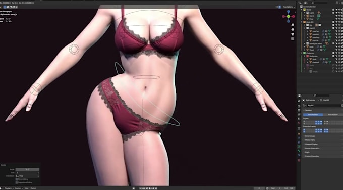 add blendshape to 3d avatar,rig3d for talkingheadjs,body track,inworld tts,webgl