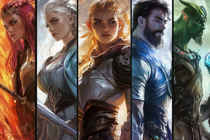 create concept art and illustration