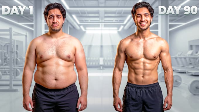 create viral gym fitness youtube thumbnails