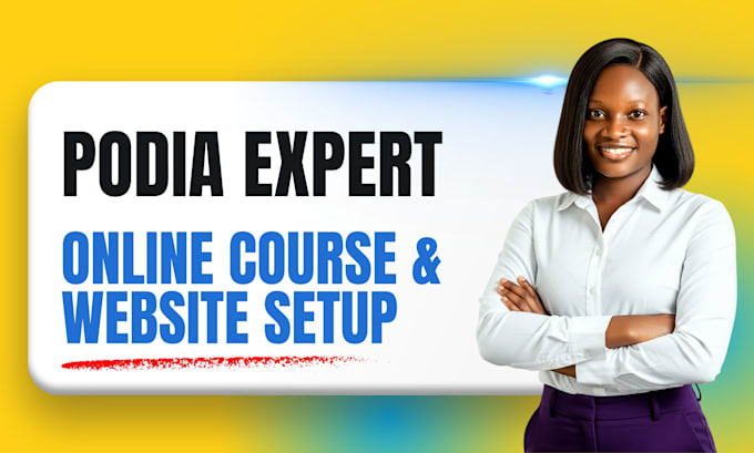 build your podia website online course website or community setup