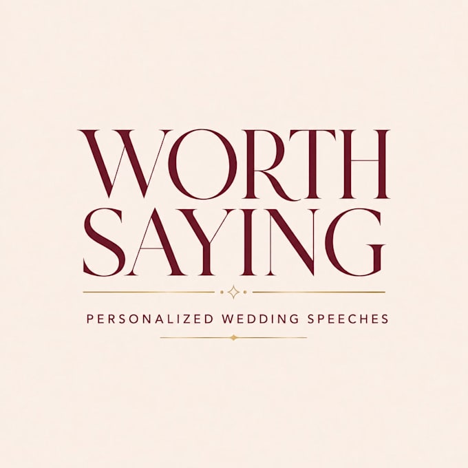 write your personalized wedding speech