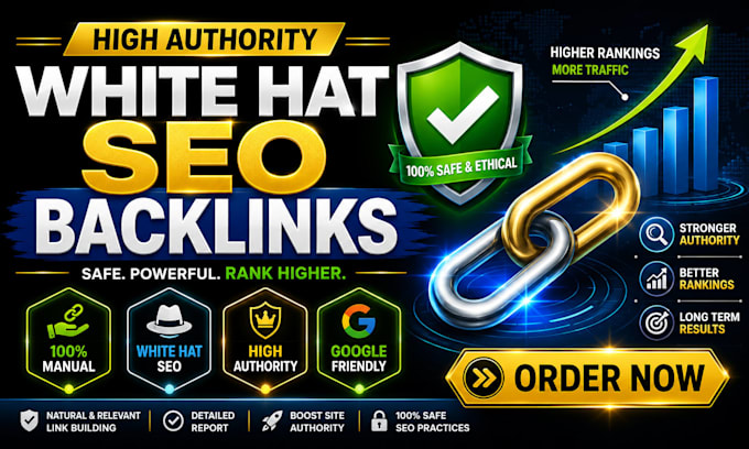 create high authority white hat SEO backlinks