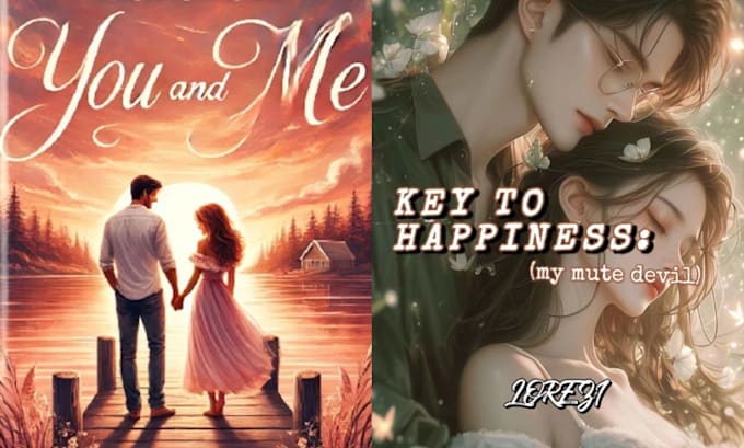 design a captivating romance book cover