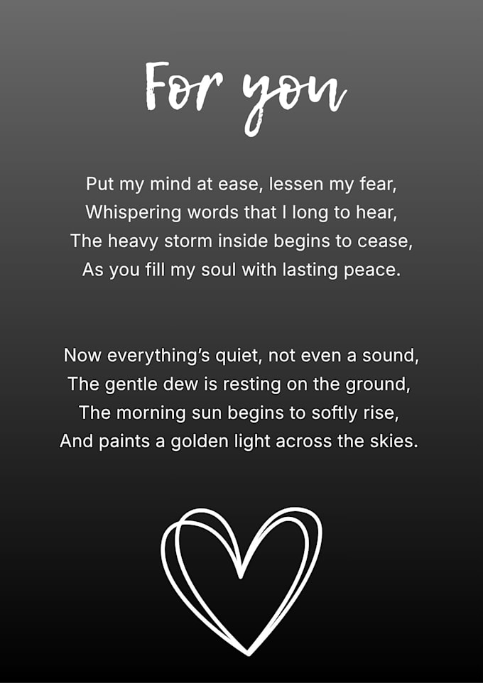 create a personalized love poem for any occasion