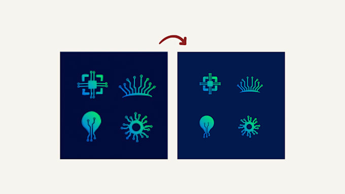 vectorize ai generated images, icons or sketches